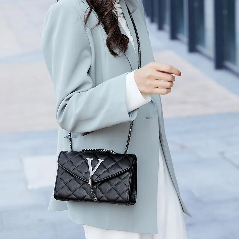Leather Bag With Tassel