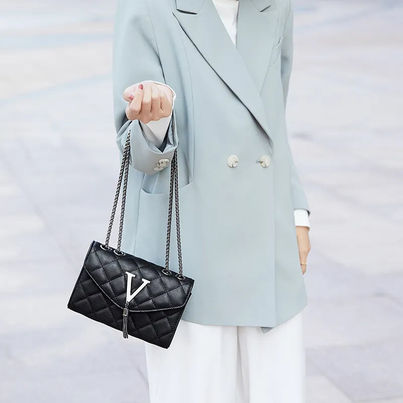 Leather Bag With Tassel